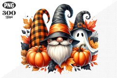 Halloween Gnomes Sublimation - Clipart PNG Design Product Image 1