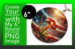 Stylish Circle Design for Car Coasters , USA Flag Product Image 1