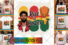LUMINOUS Tote Bag Sublimation Ideas, Juneteenth Product Image 1