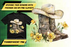 Springtime Saloon: Western-themed Sublimation Product Image 1