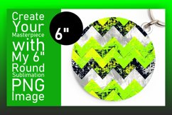 Glittery Stripes Round Design for Sublimation Product Image 1