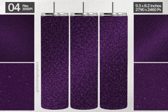 Dark Purple Glitter Tumbler Wrap| Tumbler Sublimation Product Image 1