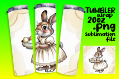 BOLD 20oz Sublimation Design , Easter Bunny Product Image 1