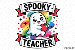 Spooky Teacher Svg | Halloween Svg | Svg Cut Files Product Image 1