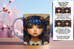 Joyful 15oz Mug Wrap Png Artwork , Fairy Product Image 1