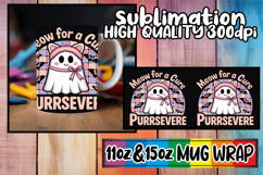 Uplifting dreams 11oz 15oz mug wrap, Ghost Cancer Product Image 1