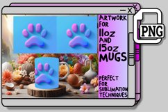 Neon Fantasy: Sublime 15oz Mug Sublimation Gallery 11oz Product Image 1