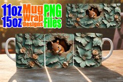 Botanical Animal Hole-in-Wall Mug Design Product Image 1