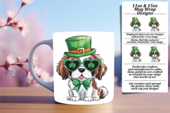 Elegant 11oz Mug Wrap Png Design , St Patrick Product Image 1