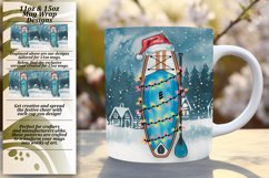 Radiant 11oz Mug Wrap Png Artwork , Holiday Product Image 1