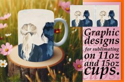 Chic Springtime Female Squad Mug Wrap: 11oz 15oz Product Image 1