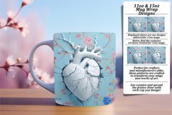 Romantic 3D Heart Mug Art - Love's Bliss Product Image 1