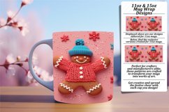Christmas 3D Gingerbread Wrap | Festive 11oz/15oz Mug Product Image 1