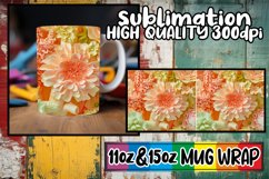 Bold Abstract Mug Wrap, 11oz 15oz Art Sublimation Product Image 1