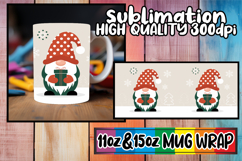 Unique charm 11oz 15oz sublimation wrap, Gnomes Product Image 1