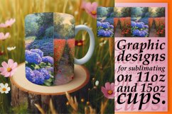 Vivid Landscapes Mug Wrap for Sublimation 11oz/15oz Product Image 1