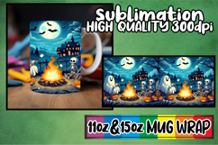 Radiant love 11oz 15oz sublimation wrap, Ghost Product Image 1