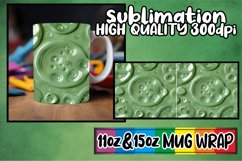 Colorful Inflated Visions: Sublimation Mug Wrap 11oz/15oz Product Image 1