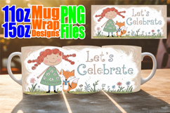 Timeless moments 11oz 15oz sublimation wrap, Birthday Girl Product Image 1