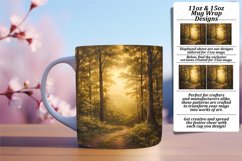 Blossom View Mug Wraps: Sublimation - 11oz/15oz Product Image 1
