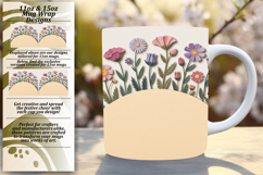 BEAUTY 15oz Mug Wrap PNG Design , Flowers Product Image 1