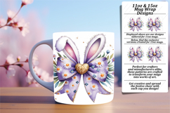 Dynamic 11oz Mug Wrap Png Artwork , Easter Bunny Product Image 1