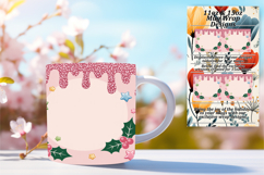 Festive 11oz Mug Wrap Png Artwork , Christmas Product Image 1