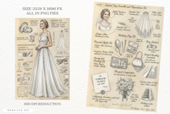 Ephemera Wedding Junk Journal Pages - Junk Journal Pack Product Image 3