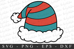 Santa Hat Svg | Christmas svg | Svg cut file Product Image 1