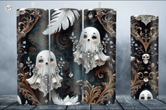 4 Halloween Tumbler Wrap Sublimations, 20 oz Product Image 4