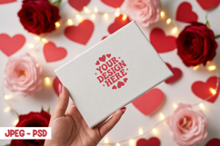 Valentine Card Mockup PSD JPEG Product Image 1
