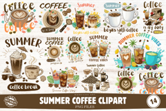Summer Coffee Clipart Product Image 1