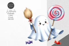Halloween clipart, Ghost clipart, Autumn clipart Product Image 1