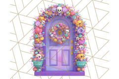 Halloween Neighborhood Clipart PNG for Trick or Treat Product Image 3