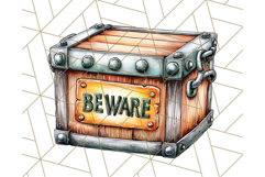 Spooky Carnival Characters Clipart PNG, Halloween Clipart Product Image 3