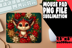Playful DESK mat Fun Sublimation, Dragon Product Image 1