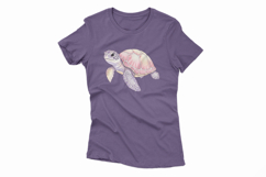 Cute Sea Turtle Marine Animal Aquatic Reptile PNG Summer Product Image 4