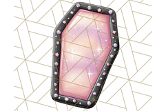 Pastel Goth Halloween PNG Clipart, Creepy Cute Art Product Image 3