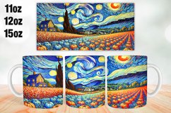 Halloween Pumpkins Mug Wrap Sublimation 11oz, 12oz, 15oz Product Image 1