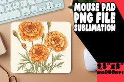 Unique Desk Mat Sublimation PNG, Flower Pattern Product Image 1