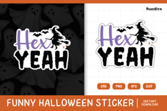 Funny Halloween Sticker | Hex Yeah Product Image 1