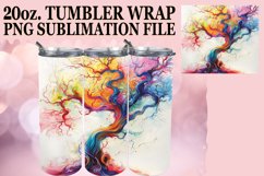Radiant Nature's Spring Tumbler Wrap: 20oz Sublimation Product Image 1