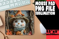 Autumn 3D Fall Mouse Pad Design Keychain Halloween Art Product Image 1