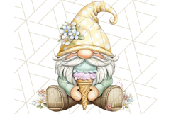 Summer Garden Gnomes Clipart PNG, Summer Country Gnomes Png Product Image 3