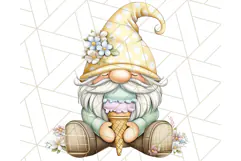 Summer Garden Gnomes Clipart PNG, Summer Country Gnomes Png Product Image 3