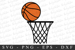 Basketball SVG | SVG Cut files | Cricut Product Image 1