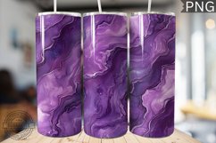 Purple Luxury Alcohol Ink Tumbler Wrap -High Quality 300 Dpi Product Image 1
