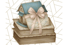 Vintage Cottagecore PNG Clipart, Phones Teacups Home Decor Product Image 3