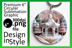 Chic Circle Design for Keychains , Holiday Product Image 1