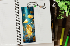 Crystals &amp; Flowers Printable bookmarks, bookmark sublimation Product Image 5